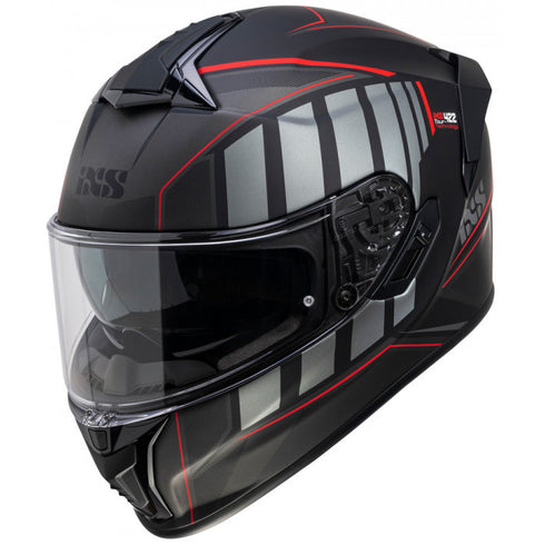 Casca Moto IXS 422 FG 2.1 MATT BLACK-RED
